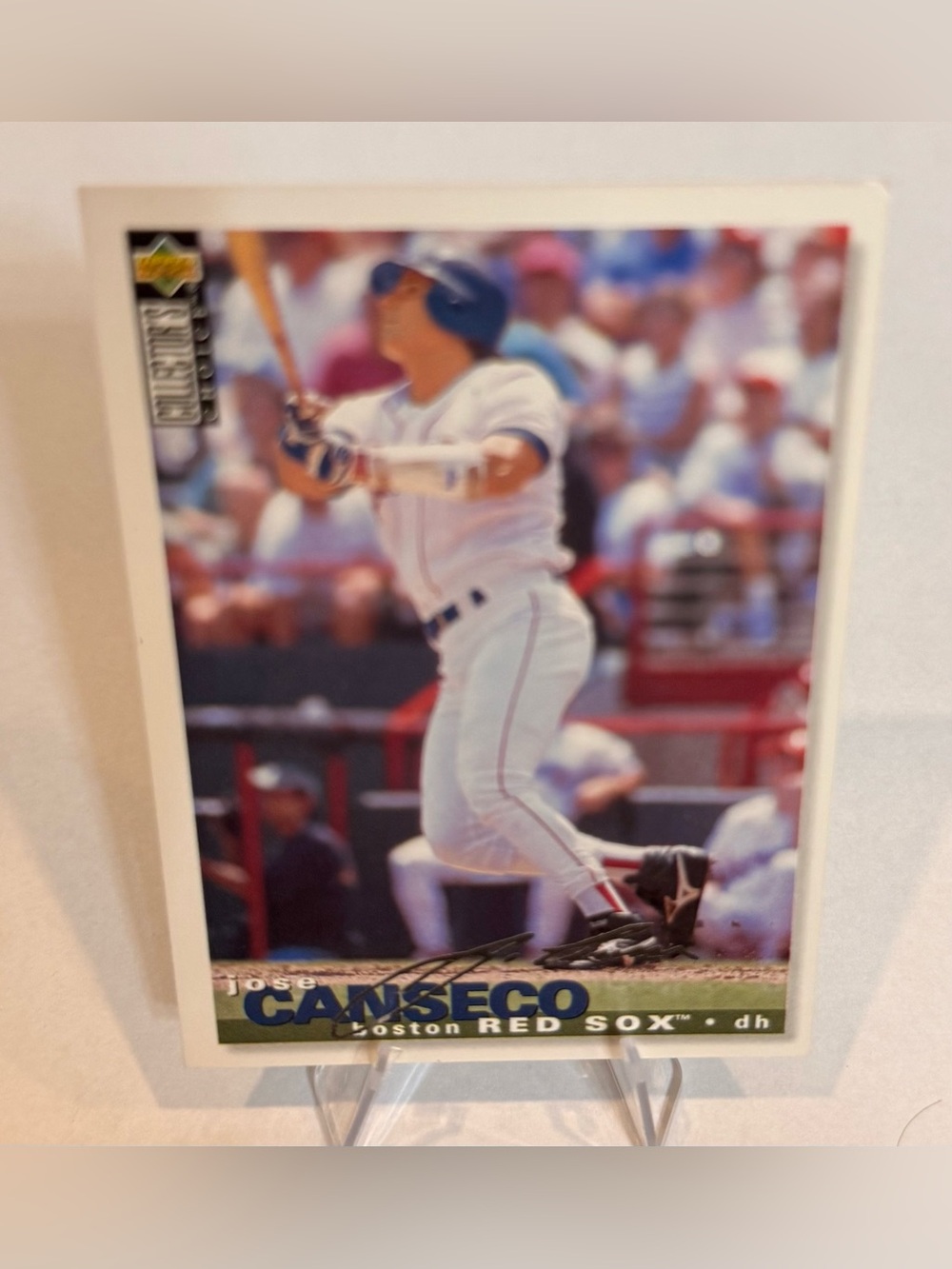Trading card baseball 1995 The Upper Deck # 415 José Canseco silver signature - Picture 1 of 10